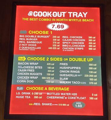 Cookout Tray Combo Deal is definitely a deal and lots of choices