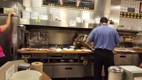 The best and fastest waffle house cook.