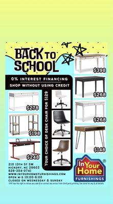 Back to school deals!