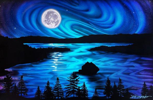 "Epic Night in Tahoe"
 24x36 Call (530)600-2838