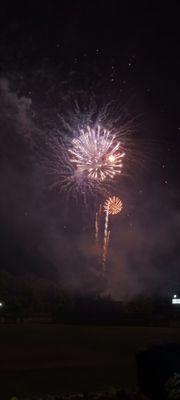 Fireworks post game on July 3, 2024