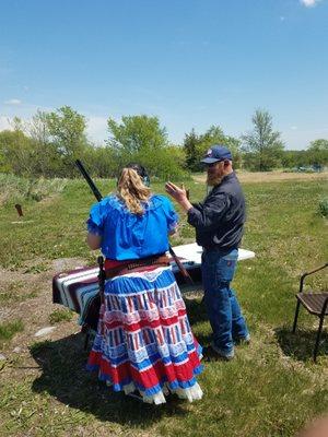 Jake and Dorothy at our monthly Cowboy Action match.