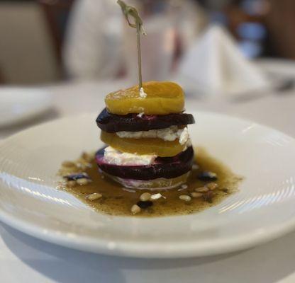 Roasted Beets & Burrata Napoleon