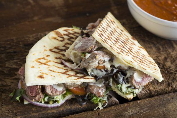 beef tenderloin panini