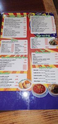 Menu's