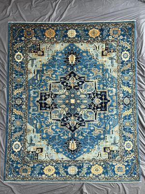 Blue heriz design rug 8x10