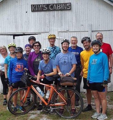 Groups love staying multiple nights to cycle 3 directions on the Katy Trail