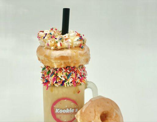 Glazed doughnut milkshake