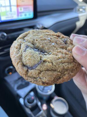 salted chocolate chip cookie