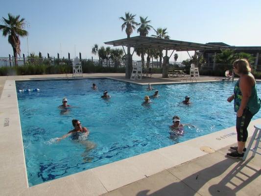 Water Aerobics in the SSBG pool