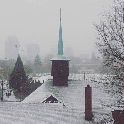 Snowy Church