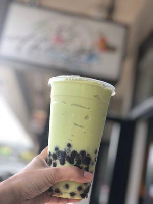 Avocado with boba