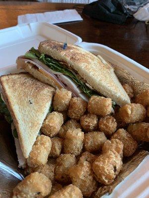 BLT with tater tots.