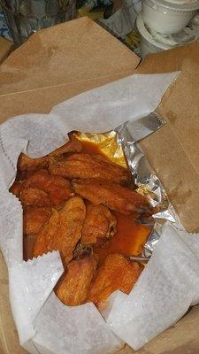 Crispy and delicious wings