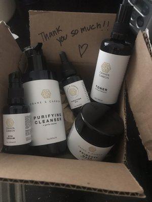 My shipment of new products came today and I am so excited!! Thank you C&C!!