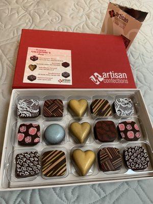 My amazing fiancé knows I love these chocolates! Bonus: 3 of my faves: salted butter caramel.