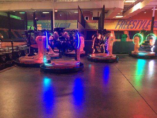 Flipping bumper cars