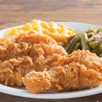 From crispy chicken tenders to creamy mac & cheese and hearty green beans, Shoney's Fresh Food Bar is stocked to satisfy your cravings!