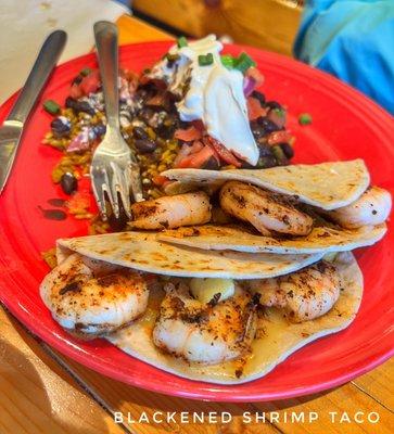 Blackened shrimp tacos