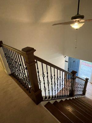 Railing+ Steps Remodel and Stain