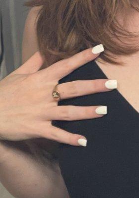 white acrylic set