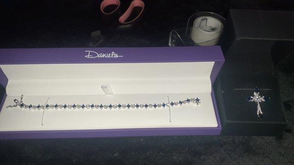 Beautiful sapphire bracelet