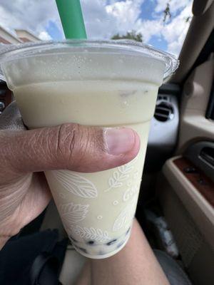 Honeydew milk tea