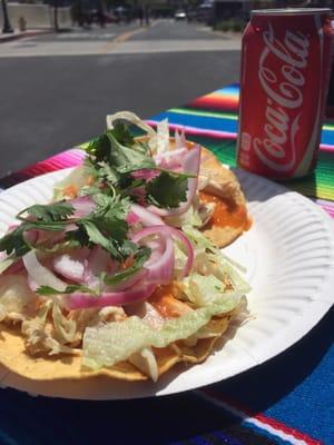 Tostadas de Tinga!