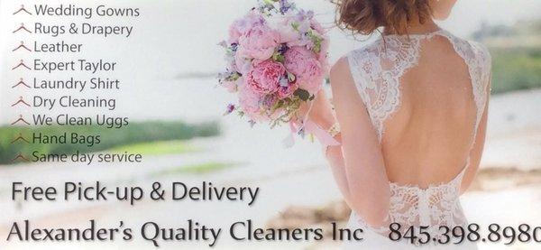 Alexander's Quality Cleaners services