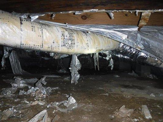 Damaged Ductwork