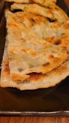 Green onion pancakes.