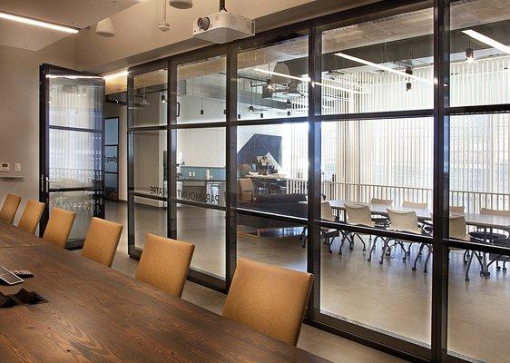 Acousti-Clear glass office partitions