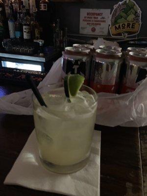 Cucumber margarita!!