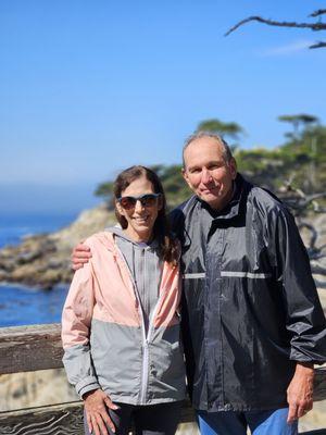 Pebble beach 17 mile e- bike trip.