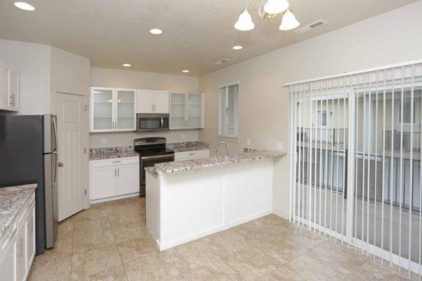 Large Gourmet Kitchen with walk-in pantry and separated Dining Area