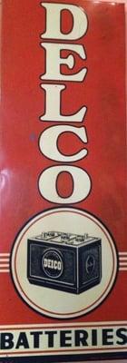 For Throwback Thursday checkout this vintage AC Delco sign.  Give us a call for our unbeatable prices on our AC Delco battery