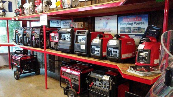 Honda generators for power!