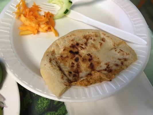 Pupusa. Order this. Actually, order a couple of this.