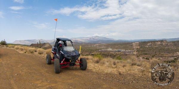 Scenic view of Crown King with a New River Polaris Rental Side By Side