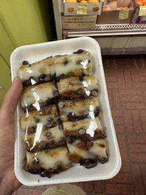 Korean rice cake dessert