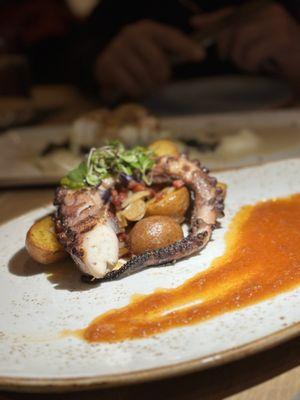 Grilled octopus