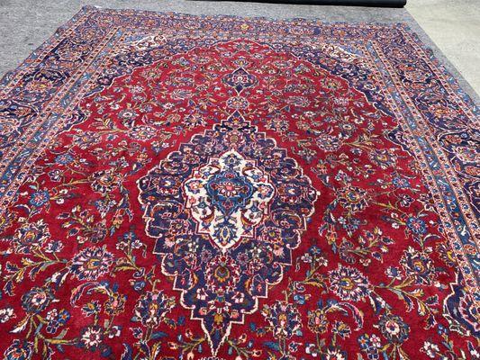 Persian rug washing