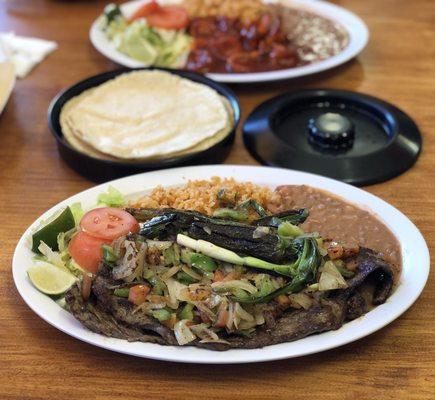 Carne Asada plate