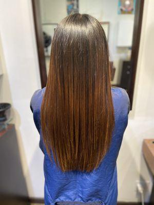 After Keratin Treatment