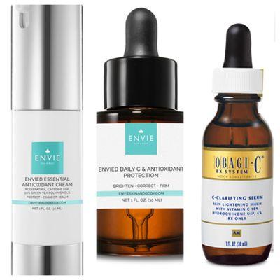 Some of our Antioxidant Skincare options