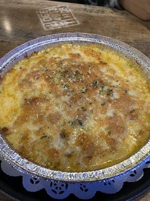 Broccoli chicken Alfredo mac