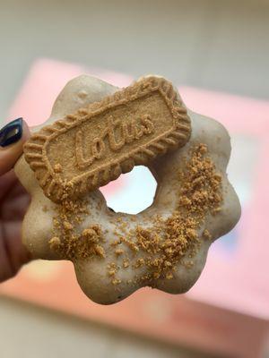 Coffee Biscoff Mochi Donut