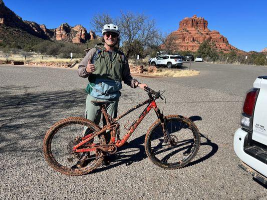 Dirty bike after Bell Rock Pathway ride