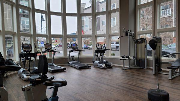 West Parc Apartment's  24 hour fitness center