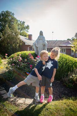 This photo should get you excited for our upcoming May Crowning event. This is an annual tradition that takes place in our shrine to Mary.